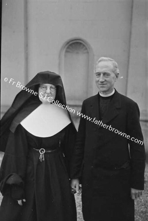 MOTHER PETER (B'ROCK) WITH BROTHER FLANNERY